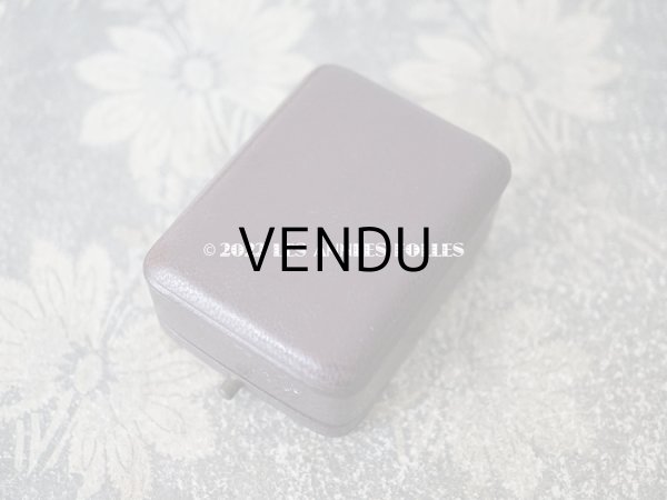 画像5: アンティーク 本革製 ジュエリーボックス  ボルドー (5)