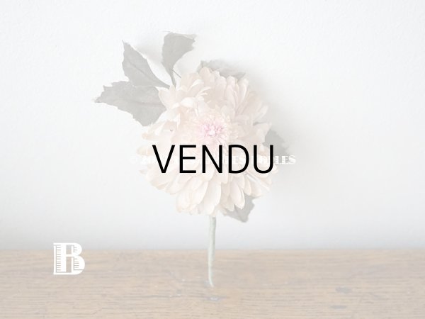 画像5:  アンティーク 布花 西洋菊 クリザンテーム　コサージュ パウダーピンク (5)