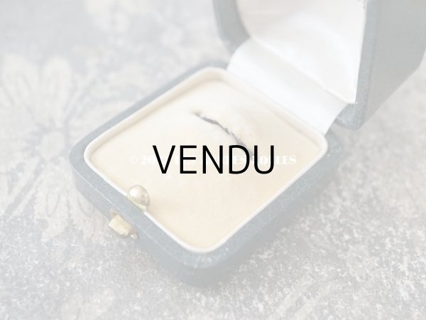 画像6: 1920年代 アンティーク  リングボックス　金彩入り　ブルーグリーン ジュエリーボックス (6)