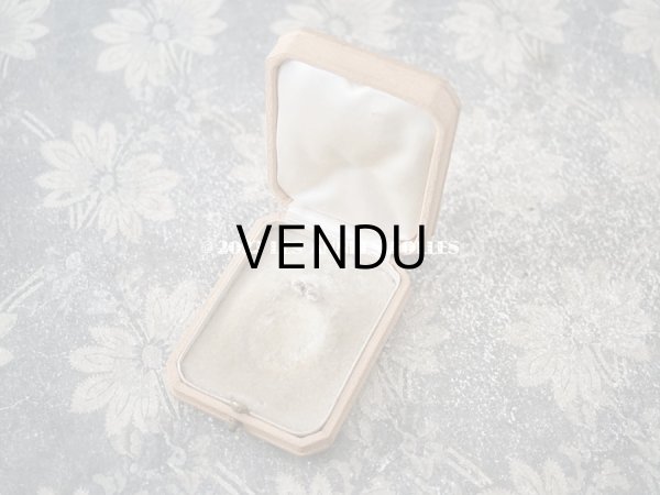 画像6: 1900年代 アンティーク 金彩入り 本革製 ジュエリーボックス　 ベージュ (6)