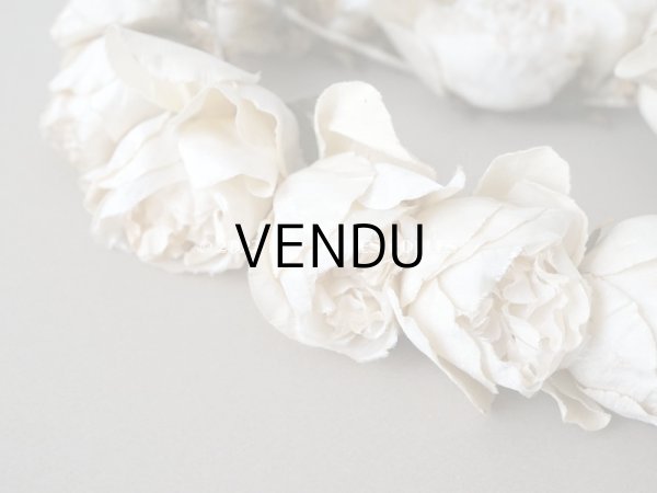 画像6: 19世紀末 アンティーク  薔薇の布花のティアラ  花冠 (6)