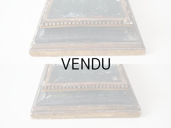 画像7: 19世紀 アンティーク  ナポレオン3世時代  黒い木製の台座 (7)