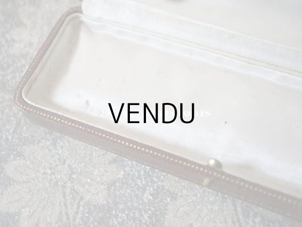 画像7: アンティーク 金彩入り ジュエリーボックス 　ブラウン (7)