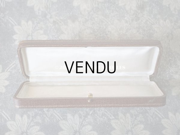 画像5: アンティーク 金彩入り ジュエリーボックス 　ブラウン (5)