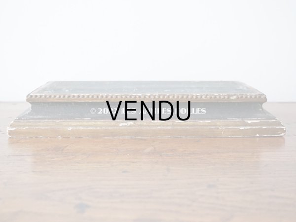 画像9: 19世紀 アンティーク  ナポレオン3世時代  黒い木製の台座 (9)