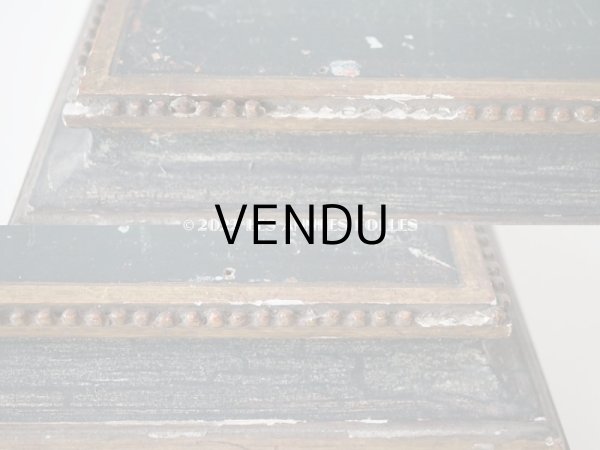 画像6: 19世紀 アンティーク  ナポレオン3世時代  黒い木製の台座 (6)