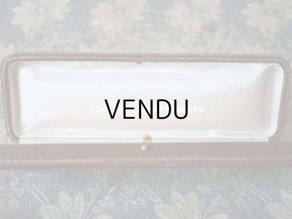 画像6: アンティーク 金彩入り ジュエリーボックス 　ブラウン (6)