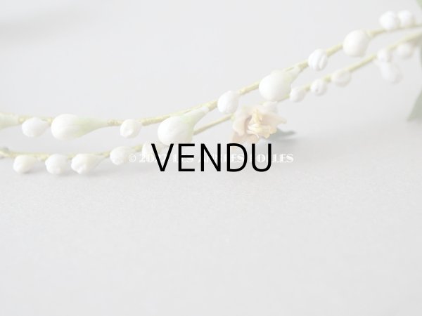 画像5: アンティーク ワックスフラワーのティアラ  結婚式 オレンジブロッサム (5)