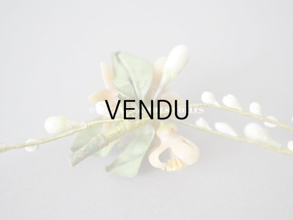 画像4: アンティーク ワックスフラワーのティアラ  結婚式 オレンジブロッサム (4)