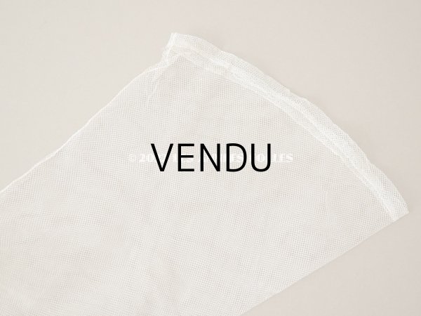 画像9: 1900年代 アンティーク ドレスの胸飾り＆付け袖　3点セット 淡いブルーのシルクリボン＆手編みのレース (9)