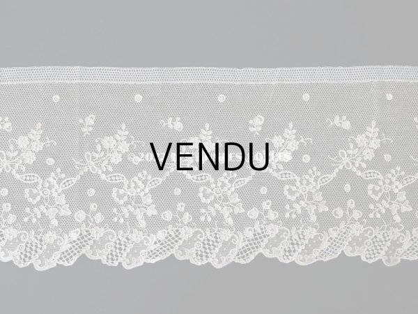 画像6: 18世紀 ルイ15世時代　 アンティーク ニードルレース アランソンレース 幅広 2.2m【　ポワン・ダランソン（アランソン） 】13cm幅 (6)