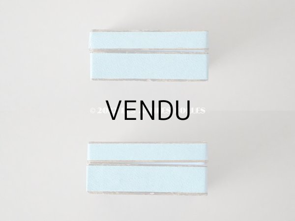 画像3: 1900年代 アンティーク ジュエリーボックス 淡いブルー (3)