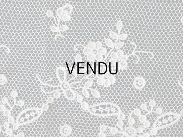 画像12: 18世紀 ルイ15世時代　 アンティーク ニードルレース アランソンレース 幅広 2.2m【　ポワン・ダランソン（アランソン） 】13cm幅 (12)