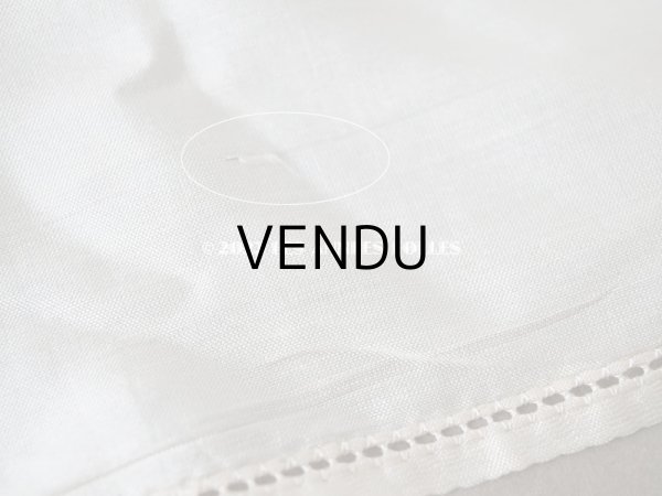 画像10: アンティーク シルク製  幅広 シルク製 幅広 フリルリボン クリーム色 2.2m　 約15cm幅 (10)