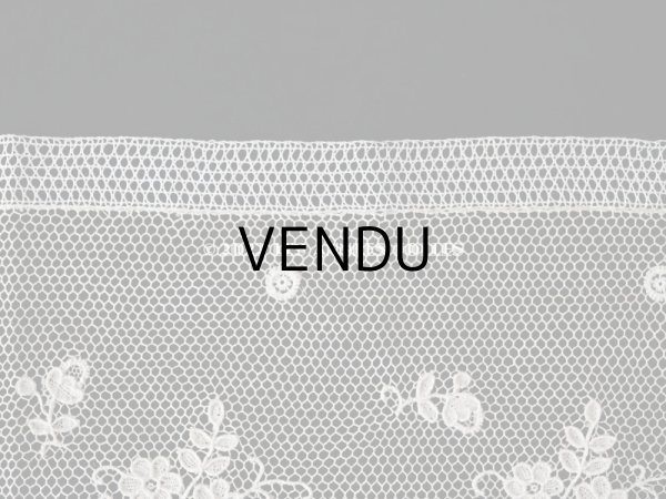 画像8: 18世紀 ルイ15世時代　 アンティーク ニードルレース アランソンレース 幅広 2.2m【　ポワン・ダランソン（アランソン） 】13cm幅 (8)
