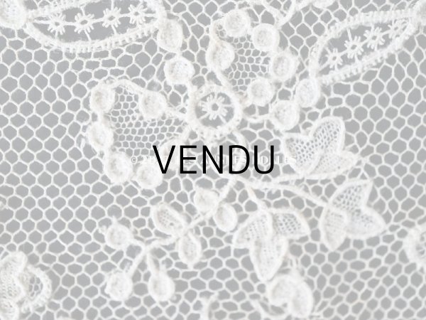 画像16: 18世紀 ルイ15世時代　 アンティーク ニードルレース アランソンレース 幅広 2.2m【　ポワン・ダランソン（アランソン） 】13cm幅 (16)