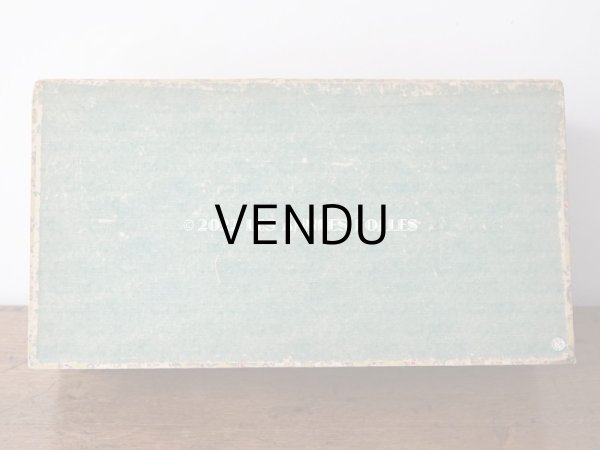 画像5: アンティーク ローズパニエ柄 大きなカルトナージュボックス 48.5×26×12.5cm (5)