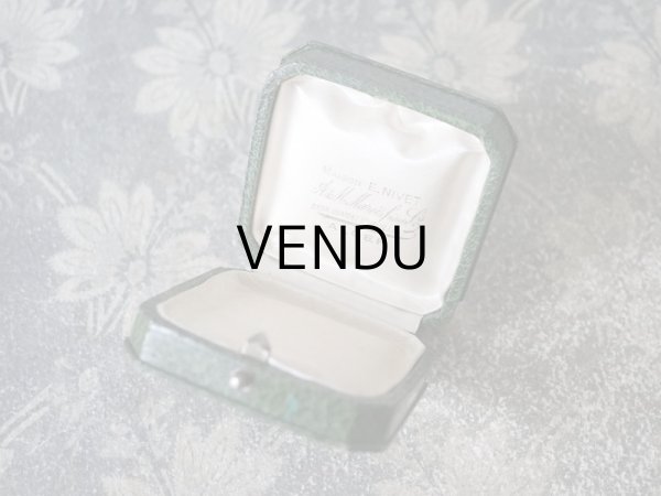 画像6: 1900年代 アンティーク ジュエリーボックス 金彩入り グリーン (6)