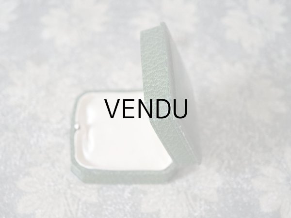 画像5: 1900年代 アンティーク ジュエリーボックス 金彩入り グリーン (5)