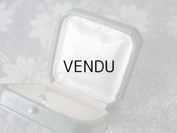 画像7: 1900年代 アンティーク ジュエリーボックス 金彩入り グリーン (7)