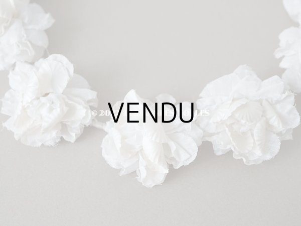 画像5: 1900年代 アンティーク 薔薇の布花のティアラ 花冠　 (5)