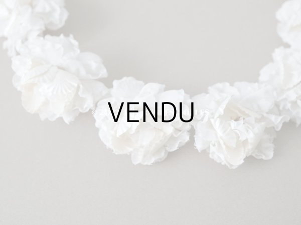 画像6: 1900年代 アンティーク 薔薇の布花のティアラ 花冠　 (6)