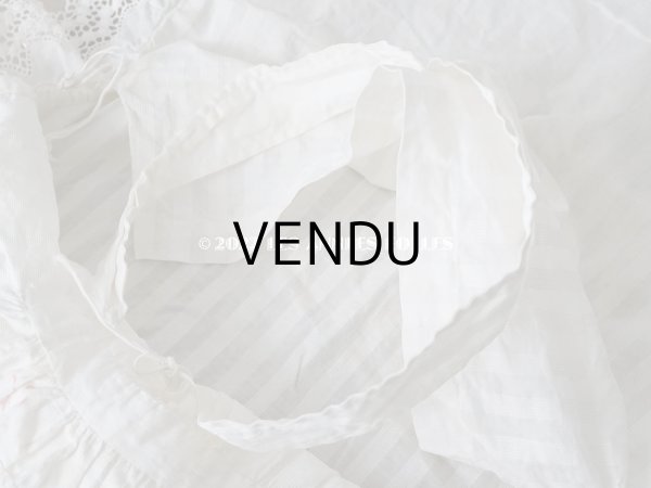 画像16: アンティーク ピンクのシルクリボンが結ばれた　赤ちゃんのおくるみ (16)