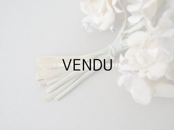 画像4: アンティーク 色褪せた布花 薄紫 (4)