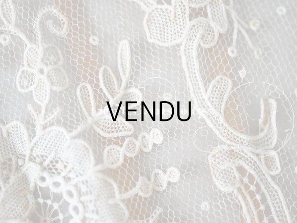 画像13: 19世紀　アンティーク ファン ポワンドローズ  【ポワン・ド・ローズ】【ポワン・ド・ガーズ】 (13)