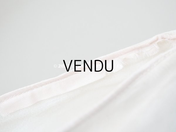 画像18: 1860~1870年代 ナポレオン3世時代 アンティーク 小さなシューズ パウダーピンクのシルクサテン (18)