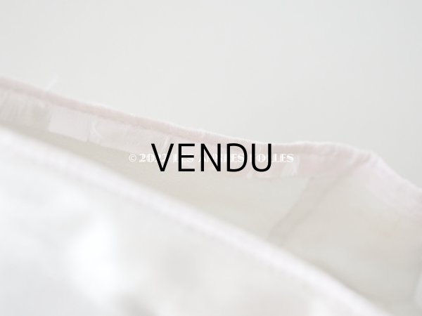 画像19: 1860~1870年代 ナポレオン3世時代 アンティーク 小さなシューズ パウダーピンクのシルクサテン (19)