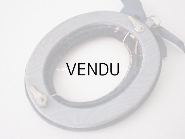 画像9: アンティーク リボンが結ばれた ベルベットのフォトフレーム   (9)