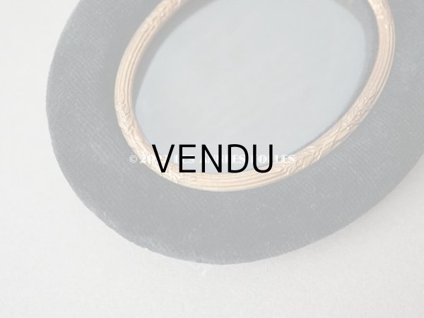 画像5: アンティーク リボンが結ばれた ベルベットのフォトフレーム   (5)