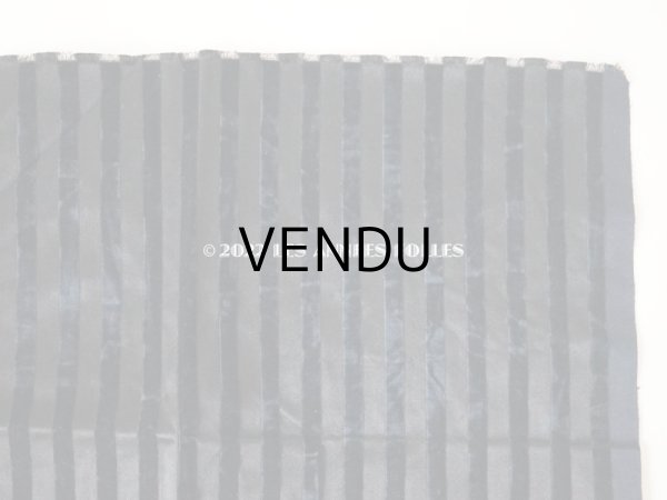 画像6: 1920年代 アンティーク ファブリック ストライプ シルク製ベルベット＆サテン 36×47cm (6)