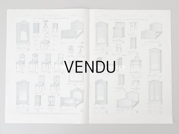 画像6: アンティーク 家具のカタログ DECORATION ET INSTAKKATION COMPLETE D'APPARTEMENTS - A LA PLACE CLICHY - (6)