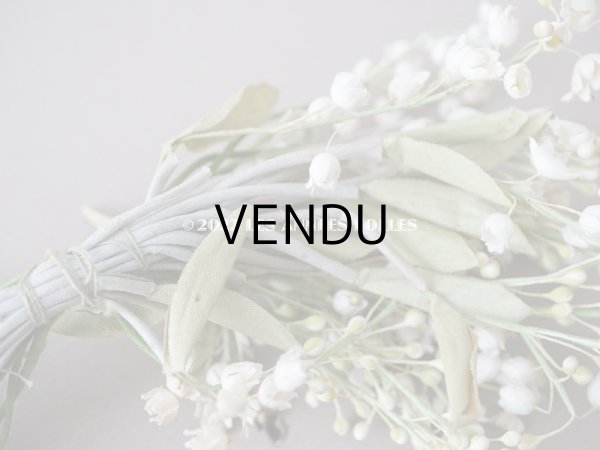 画像6: 1900年代 アンティーク 鈴蘭の布花 (6)