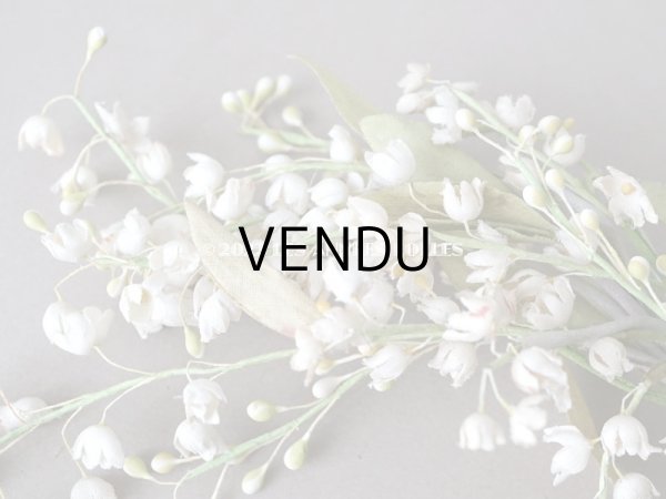 画像3: 1900年代 アンティーク 鈴蘭の布花 (3)