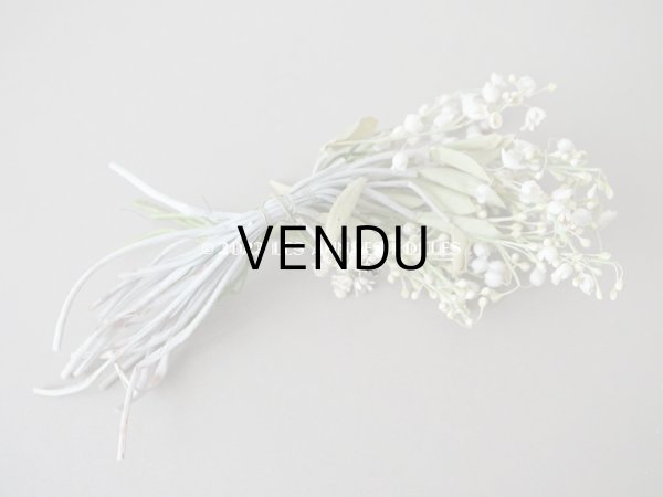 画像5: 1900年代 アンティーク 鈴蘭の布花 (5)