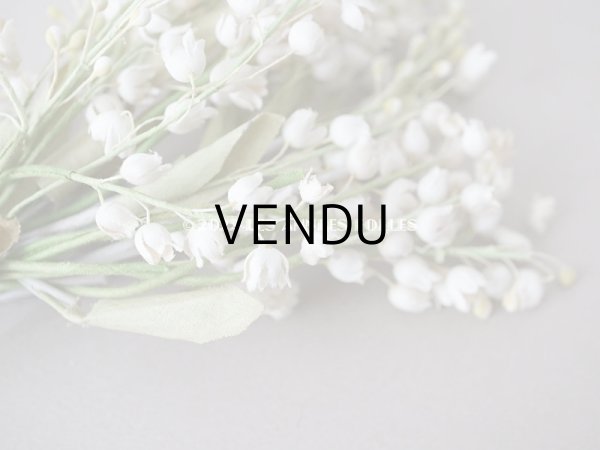 画像4: 1900年代 アンティーク 鈴蘭の布花 (4)
