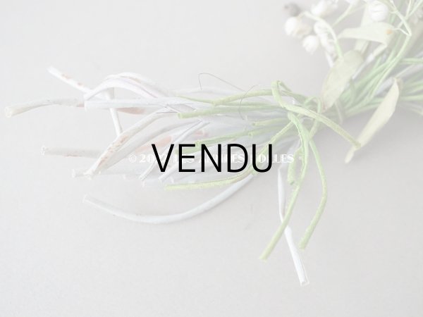 画像3: 1900年代 アンティーク 鈴蘭の布花 (3)