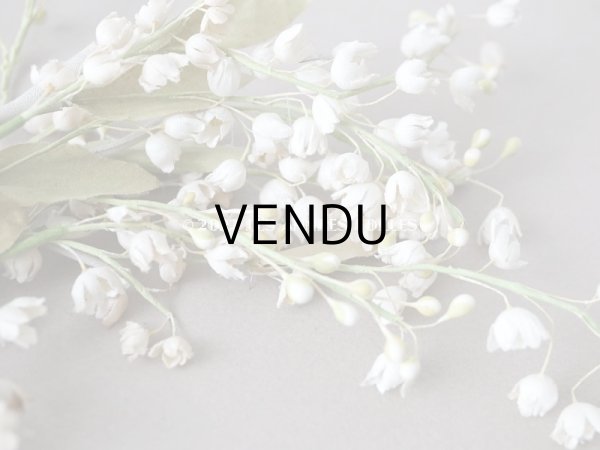 画像7: 1900年代 アンティーク 鈴蘭の布花 (7)