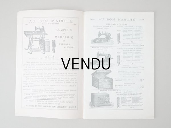 画像3: アンティーク ボンマルシェのカタログ メルスリー - AU BON MARCHE - (3)