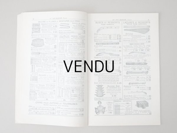 画像5: アンティーク ボンマルシェのカタログ メルスリー - AU BON MARCHE - (5)