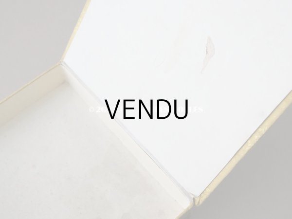 画像17: 1920年代  アンティーク リボン刺繍入り お菓子箱   (17)