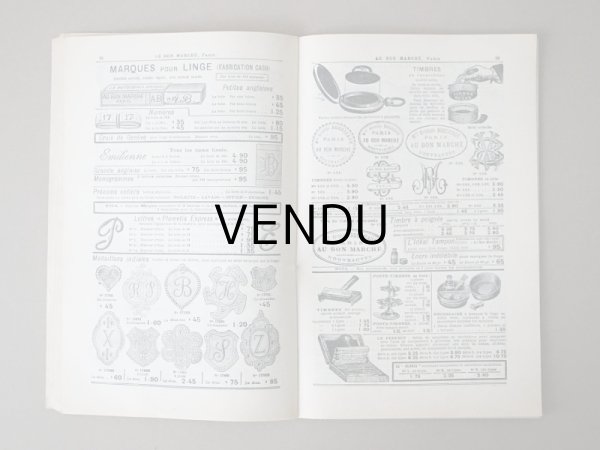 画像10: アンティーク ボンマルシェのカタログ メルスリー - AU BON MARCHE - (10)