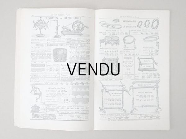 画像9: アンティーク ボンマルシェのカタログ メルスリー - AU BON MARCHE - (9)