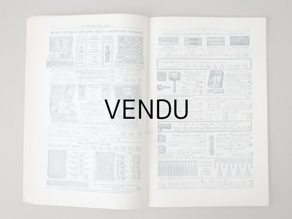 画像7: アンティーク ボンマルシェのカタログ メルスリー - AU BON MARCHE - (7)