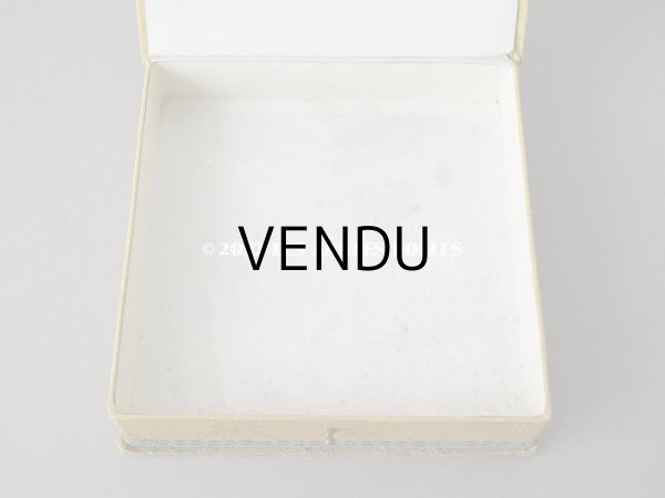 画像16: 1920年代  アンティーク リボン刺繍入り お菓子箱   (16)