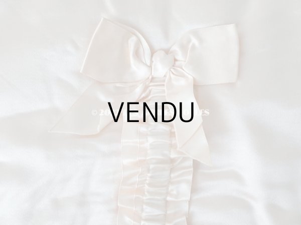 画像16: 1900年代　新品同様 アンティーク シルク製 ランジェリーケース ロココトリム＆ホワイトワーク＆レース パウダーピンク ランジェリー用ポシェット  (16)