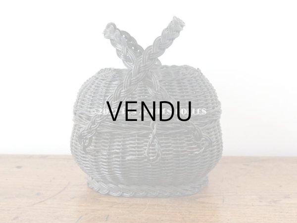 画像5: アンティーク ドール用 パニエ 黒 (5)